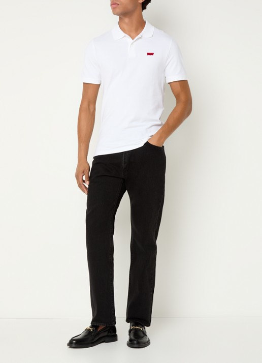 Levi's 555 straight leg jeans met gekleurde wassing - voorkant 5 zwart
