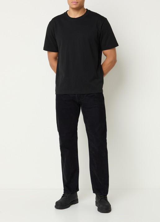 Levi's 555 straight leg jeans met gekleurde wassing - voorkant 4 indigo