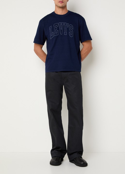 Levi's 567 loose fit jeans met donkere wassing - voorkant 2 indigo