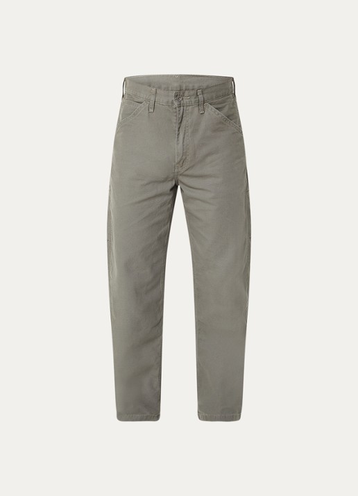 Levi's 568 loose fit cargobroek met steekzakken - voorkant 4 olijfgroen