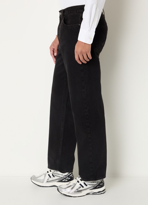Levi's 568 loose fit jeans met gekleurde wassing - detail 4 zwart