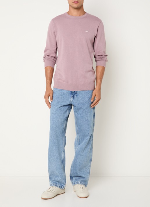 Levi's 568 Loose fit jeans met lichte wassing - voorkant 3 indigo