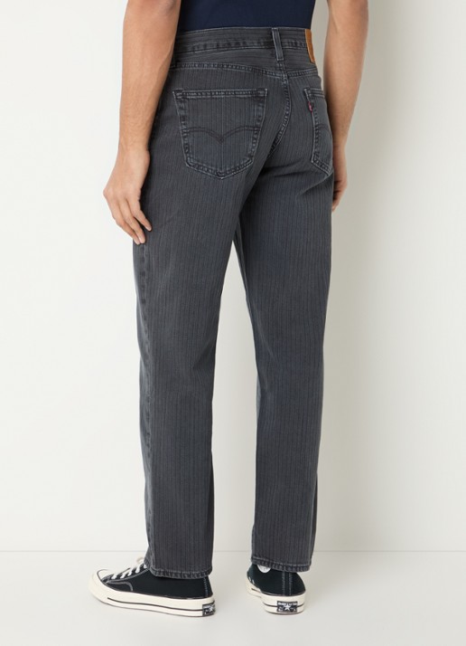 Levi's 568 slim fit jeans met gekleurde wassing - achterkant 3 antraciet