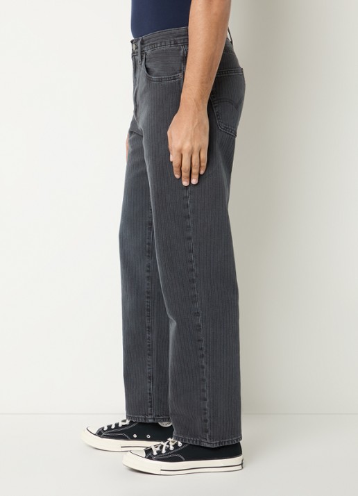Levi's 568 slim fit jeans met gekleurde wassing - detail 5 antraciet