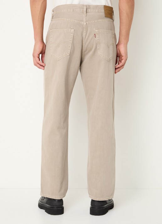 Levi's 568 straight leg jeans met gekleurde wassing - achterkant zand