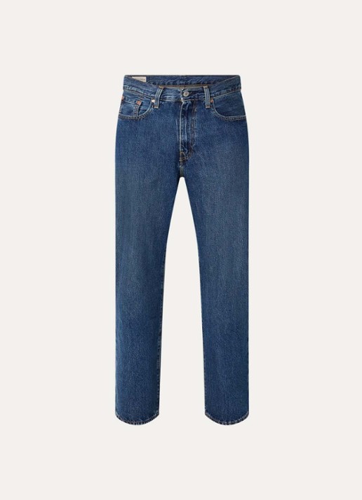 Levi's 568 straight leg jeans met medium wassing - voorkant 4 indigo