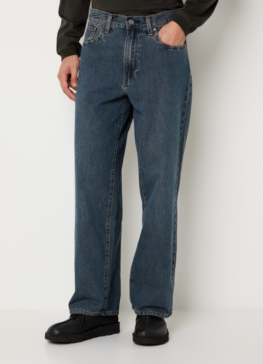 Levi's 578 straight leg jeans met medium wassing