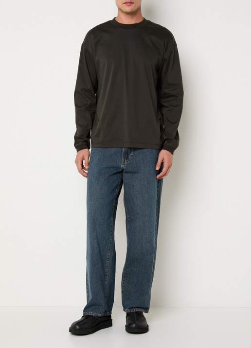 Levi's 578 straight leg jeans met medium wassing - voorkant 5 indigo