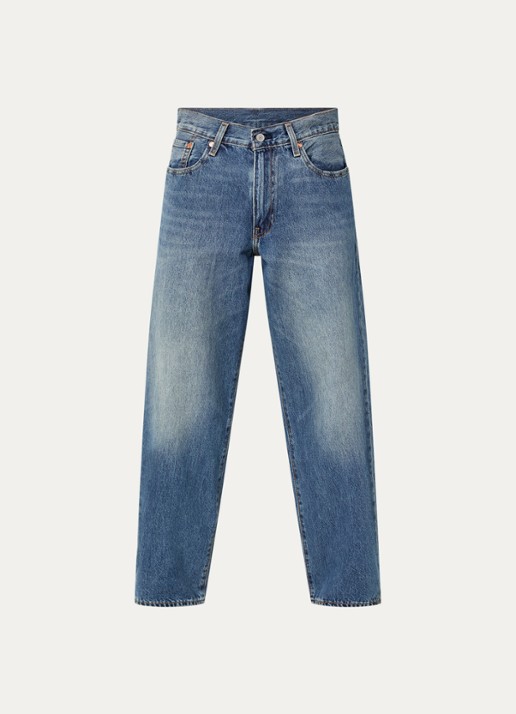 Levi's 578 Wide leg jeans met medium wassing - voorkant 2 indigo