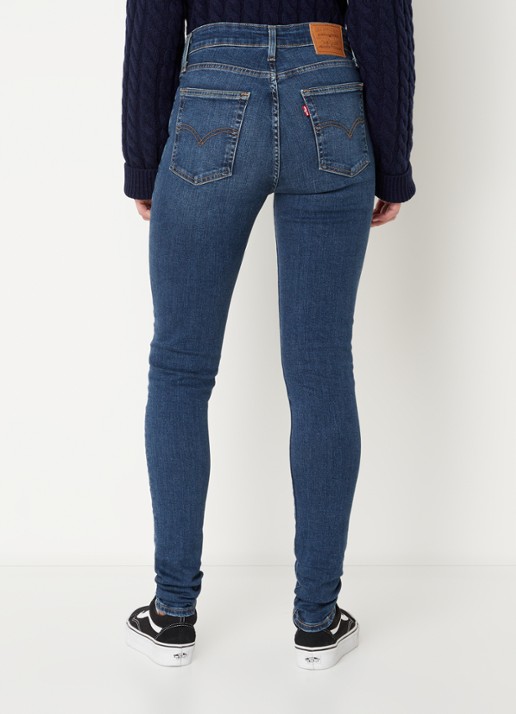 Levi's 721 HIGH RISE SKINNY BLUE WAVE - achterkant 3 indigo