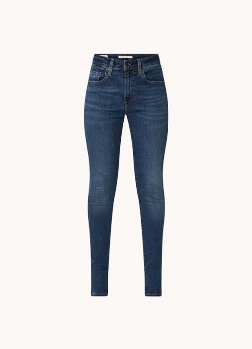 Levi's 721 HIGH RISE SKINNY BLUE WAVE - voorkant indigo