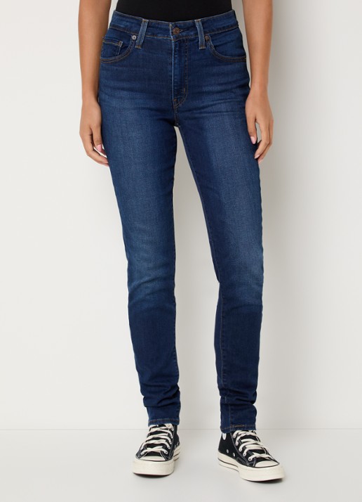 Levi's 721 High waist skinny jeans met donkere wassing