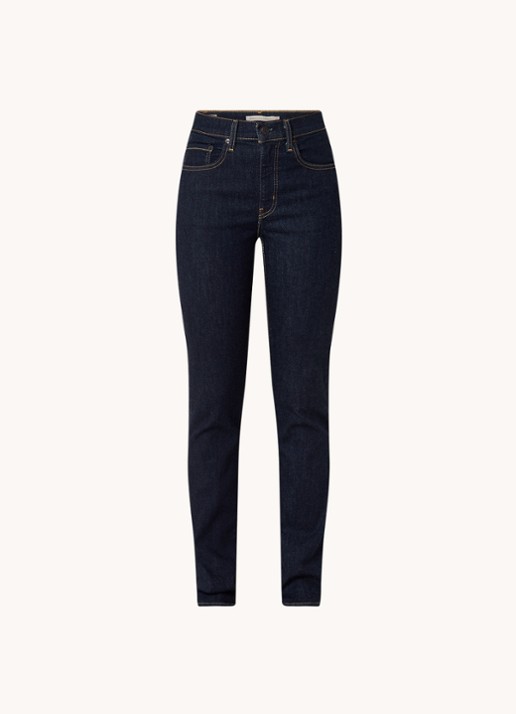 Levi's 724 HIGH RISE STRAIGHT BLUE WA - voorkant 2 indigo