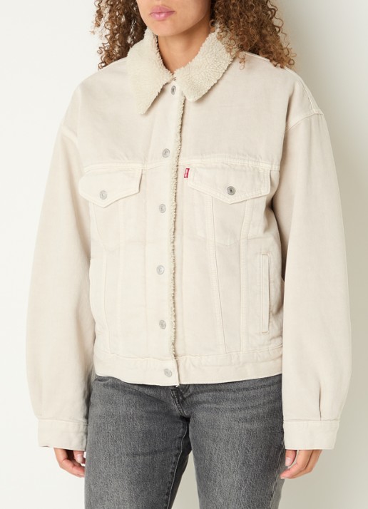 Levi's 90s Sherpa Trucker spijkerjas met teddy voering en steekzakken