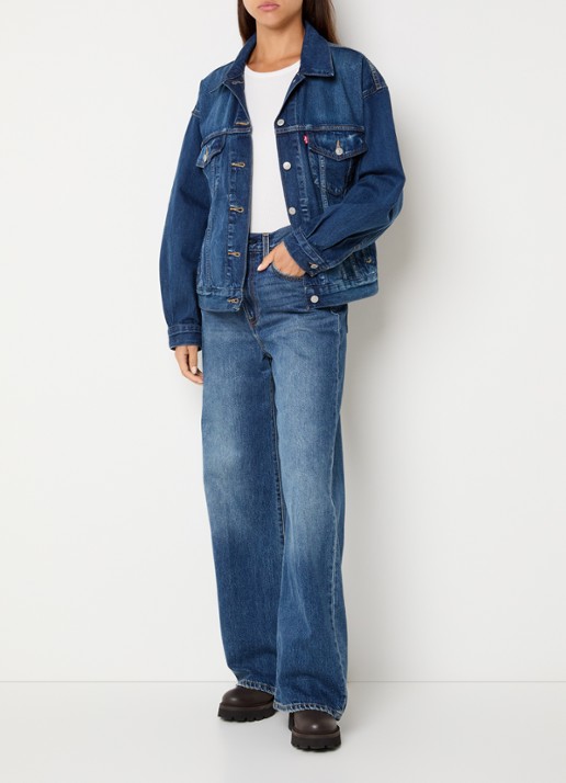 Levi's 90s Trucker spijkerjas met steekzakken - voorkant 4 indigo