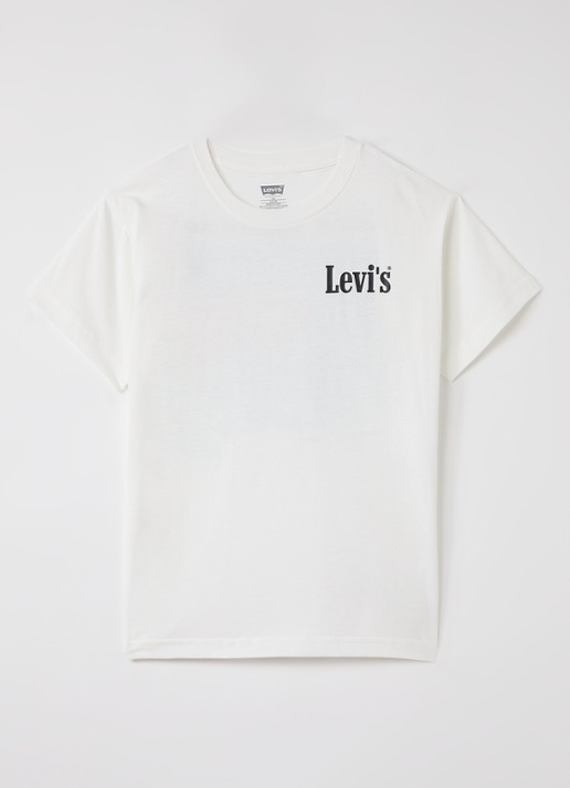 Levi's Acquatic Lounge T-shirt met logo- en backprint