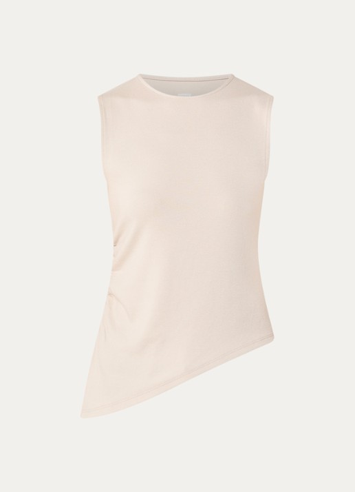 Levi's Alila asymmetrische top met gestrikt detail - voorkant 3 beige