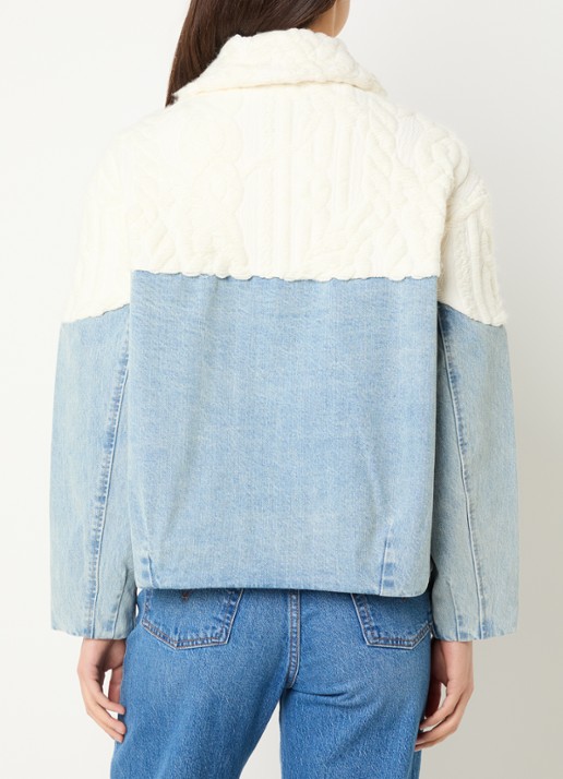 Levi's Aran spijkerjas met borduring - achterkant indigo