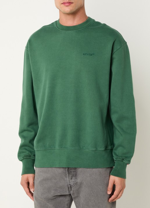 Levi's Authentic sweater met logoborduring