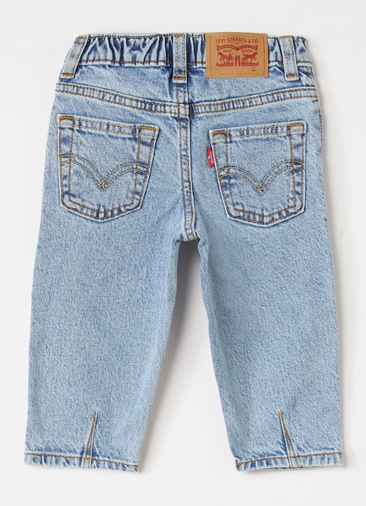 Levi's Balloon fit jeans met lichte wassing - voorkant 3 indigo