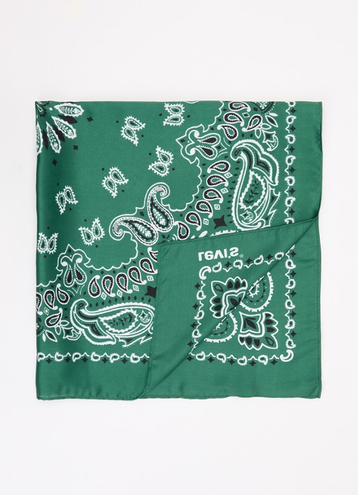 Levi's Bandana van satijn met paisley dessin 70 x 70 cm
