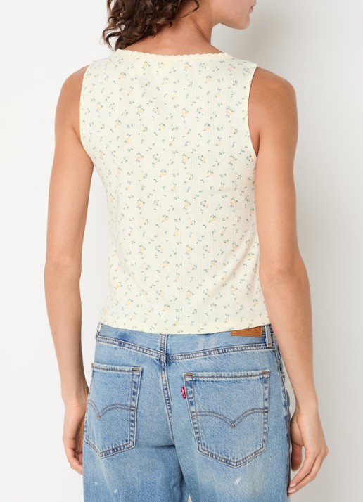 Levi's Blouse met print - achterkant 2 gebroken wit