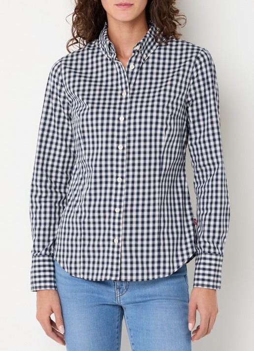 Levi's Blouse met ruitdessin