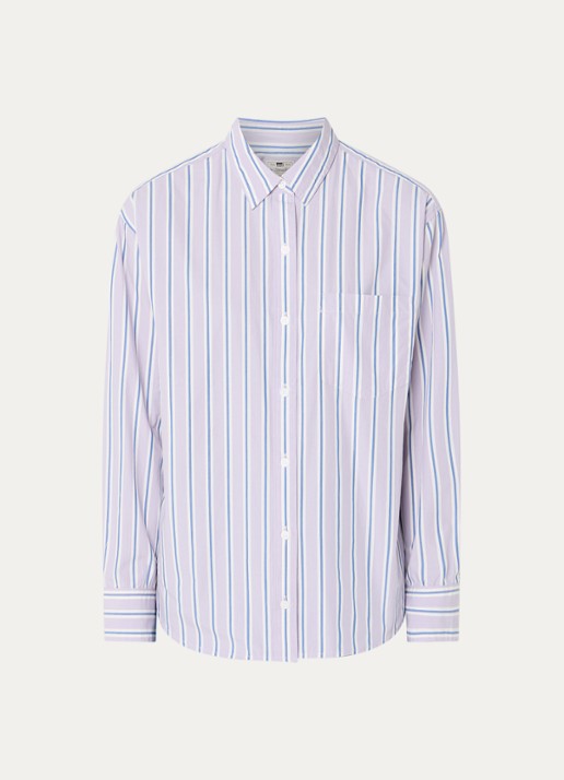 Levi's Blouse met streepprint - voorkant lila