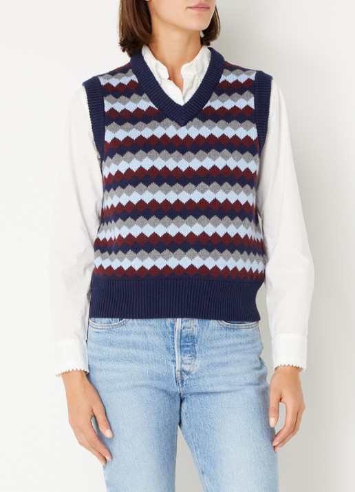 Levi's Charlie fijngebreide spencer in wolblend