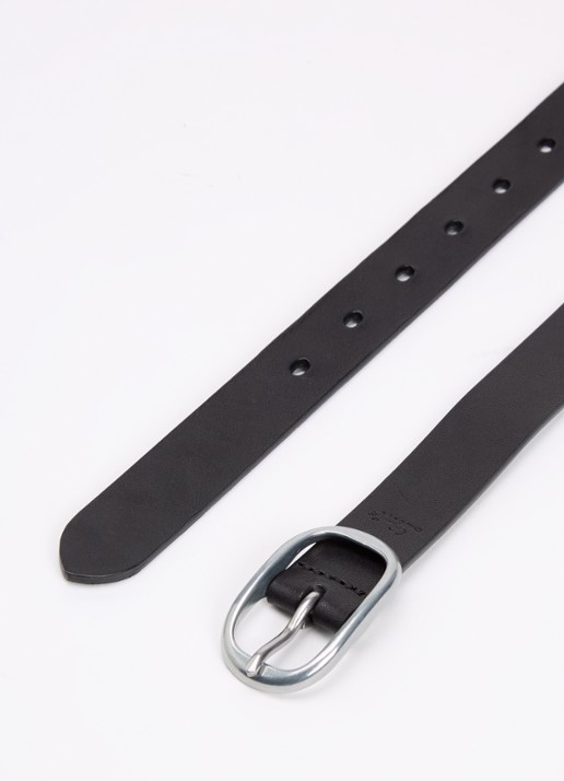 Levi's Charlie riem van leer - detail 2 zwart