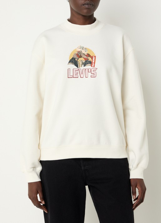 Levi's Collins sweater met logoprint