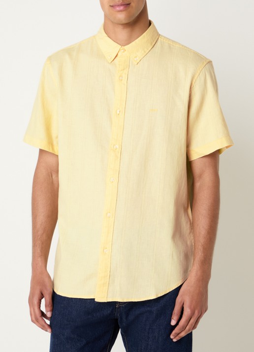 Levi's Comfort fit overhemd in linnenblend met structuur
