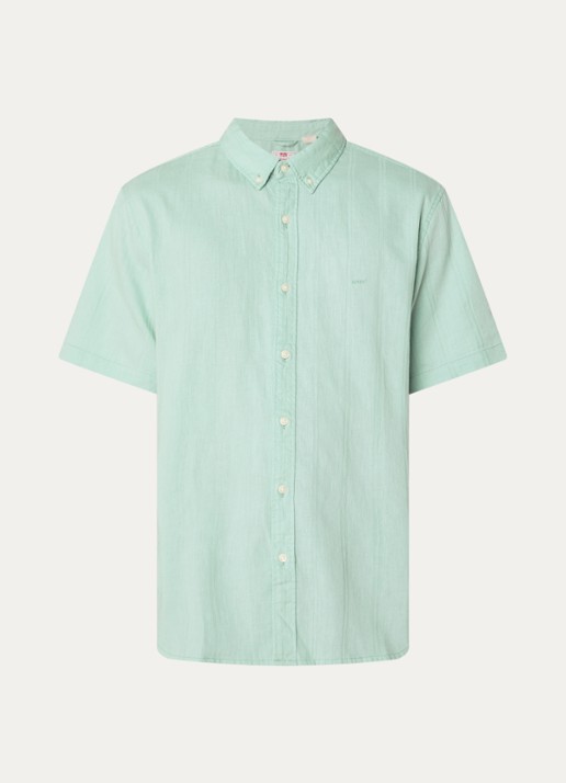 Levi's Comfort fit overhemd in linnenblend met structuur