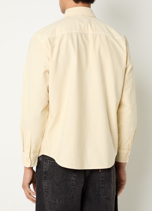 Levi's Comfort fit overshirt - achterkant 3 lichtgeel