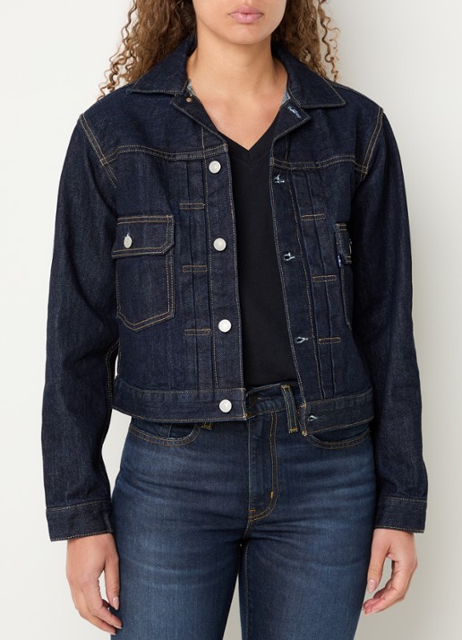 Levi's Cropped spijkerjas met opgestikte zakken