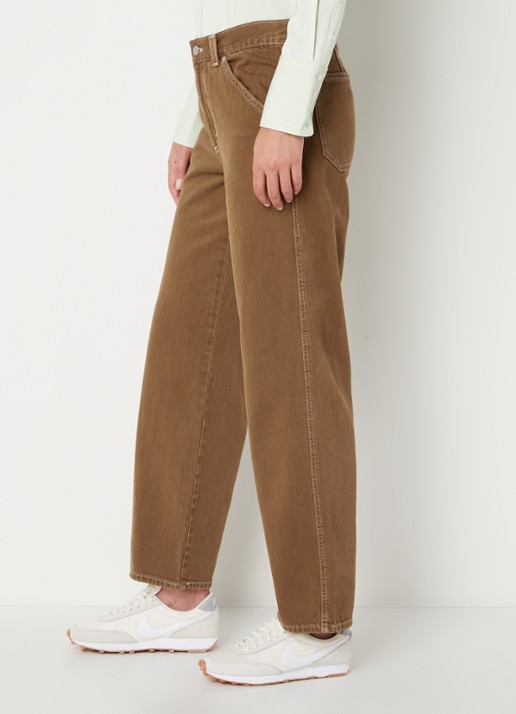 Levi's Dad Utility mid waist loose fit jeans - detail 5 bruin