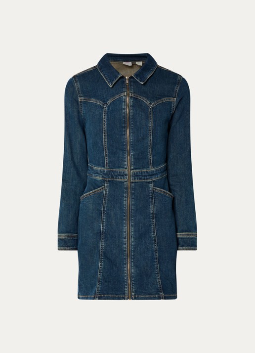 Levi's Denim jurk - voorkant 2 indigo