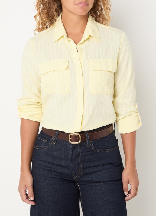 Levi's Elaine blouse met borstzakken en borduring