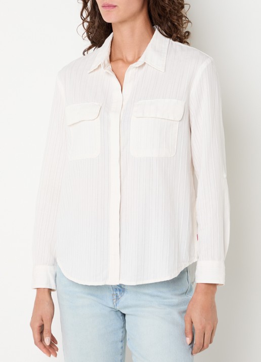 Levi's Elaine blouse met borstzakken