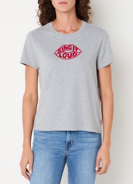 Levi's Favorite T-shirt met flockprint