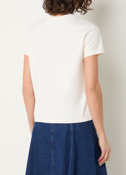 Levi's Favorite T-shirt met print - achterkant 4 gebroken wit