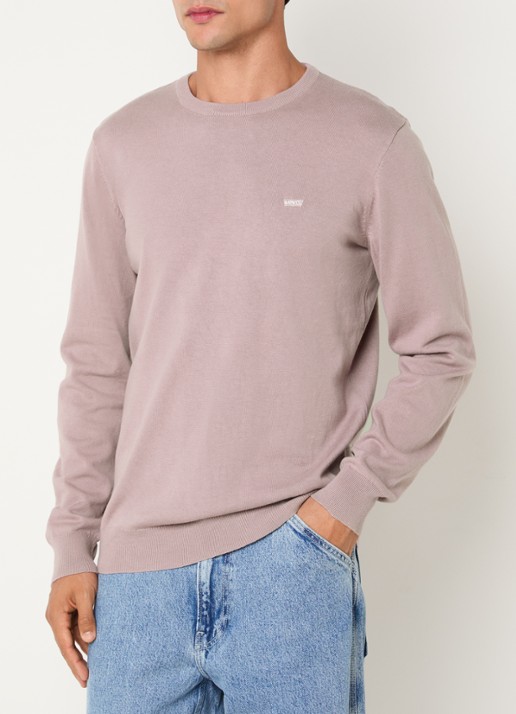 Levi's Fijngebreide trui met logo