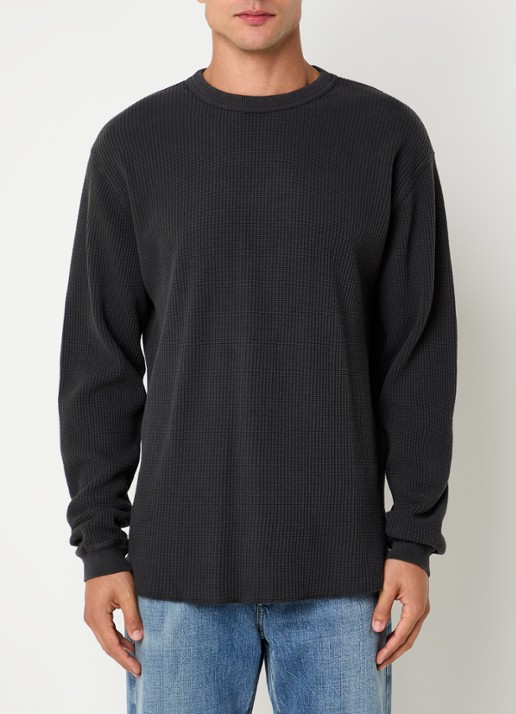 Levi's Fijngebreide trui met ronde hals