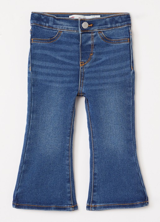 Levi's Flared jeans met donkere wassing
