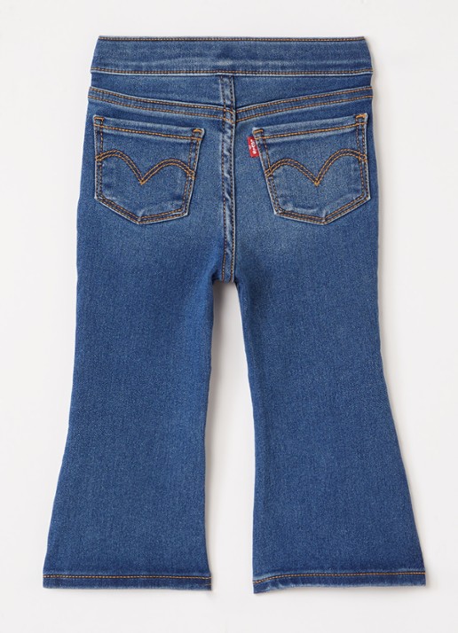 Levi's Flared jeans met donkere wassing - voorkant 2 indigo