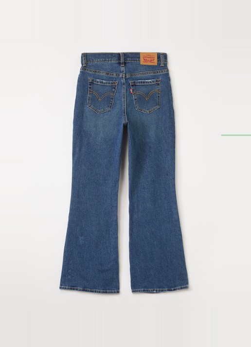 Levi's Flared jeans met medium wassing - voorkant 2 indigo