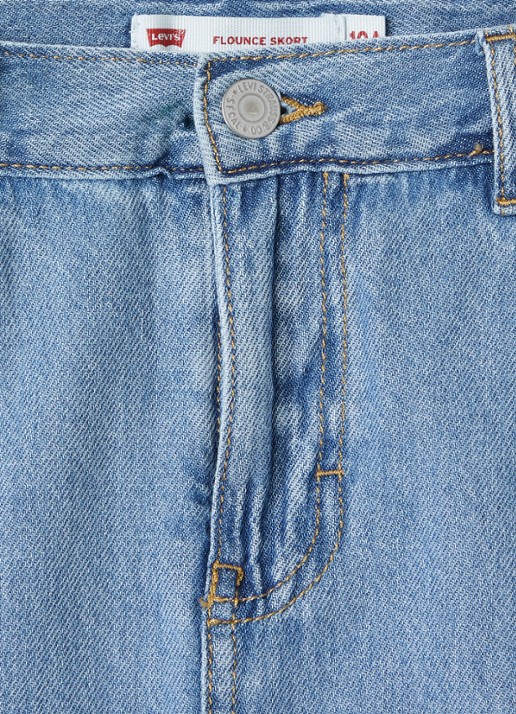 Levi's Flounce spijkerrok met steekzakken - detail 3 indigo