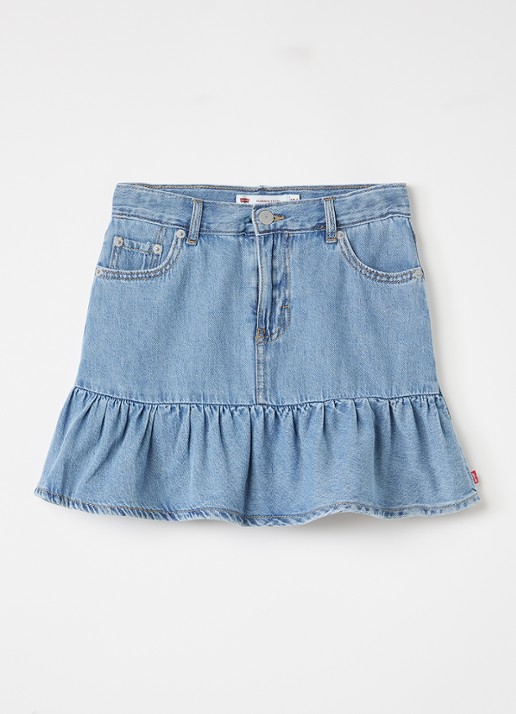 Levi's Flounce spijkerrok met steekzakken