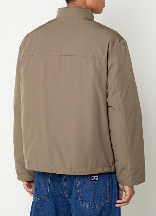 Levi's Gewatteerd jack met klepzakken - achterkant bruin