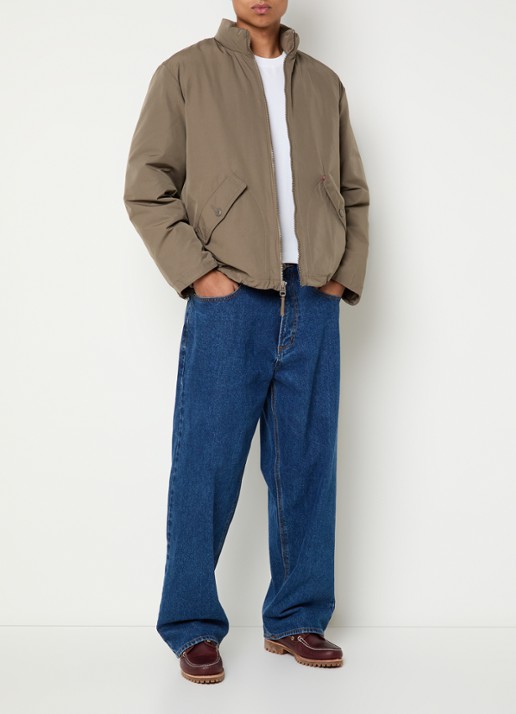 Levi's Gewatteerd jack met klepzakken - voorkant 4 bruin
